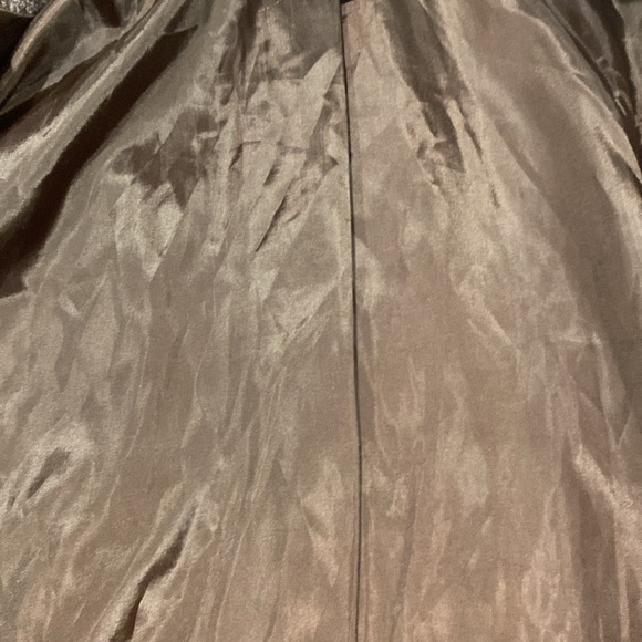 Soft Surroundings Blue/Brass Brocade Military Style Midi Coat, Size Large - Picture 11 of 11